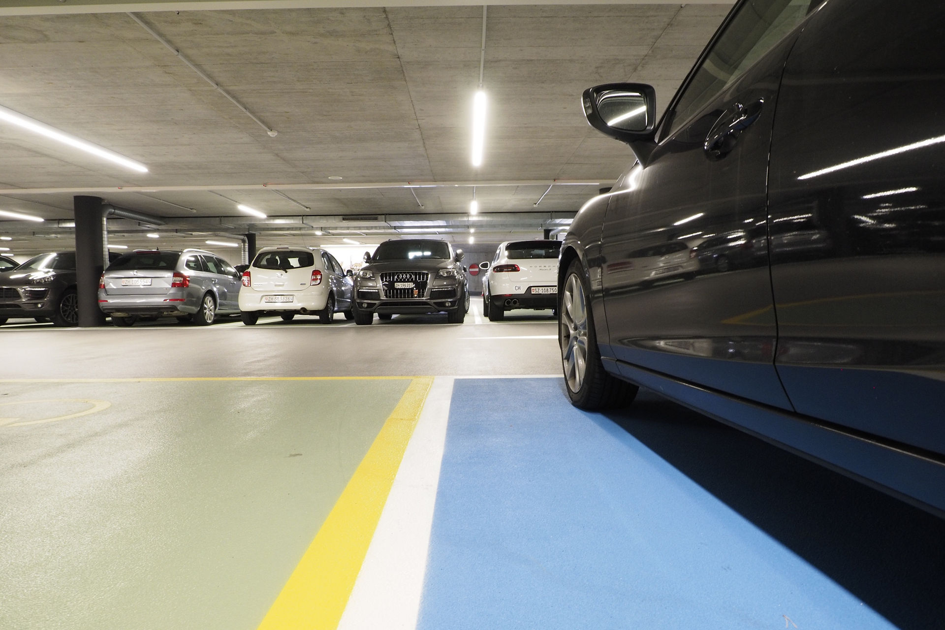 Rooftop swimming pool with panoramic city view